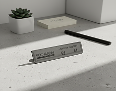 자석명찰(은색) 박준/에코(에폭시코팅)